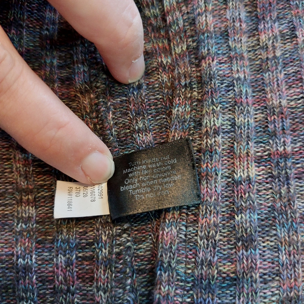 Lane Bryant Gray Multi Duster Cardigan 18 20 2X - Picture 7 of 7